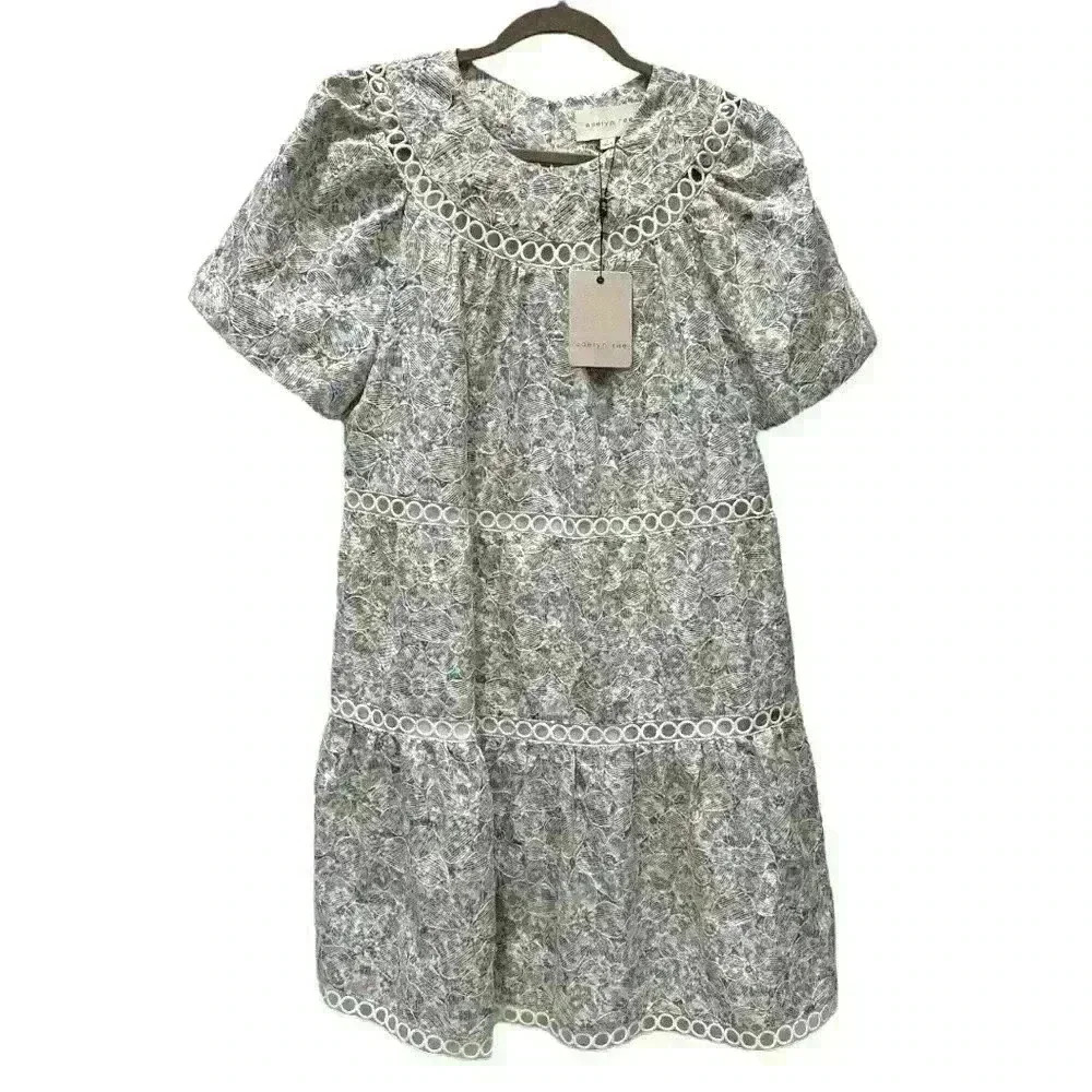 NWT - Adelyn Ray Embroidered Shift Dress